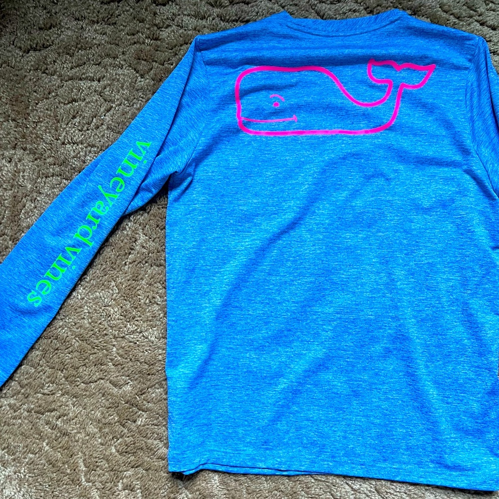 Girls Size M (12-14) Vineyard Vines Performance Long Sleeve Tee